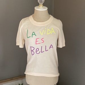 New with tags short sleeve sweater top, size s